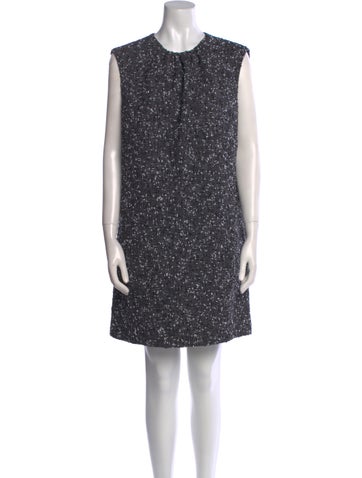 Lanvin Dresses Tweed Pattern Mini Dress XL