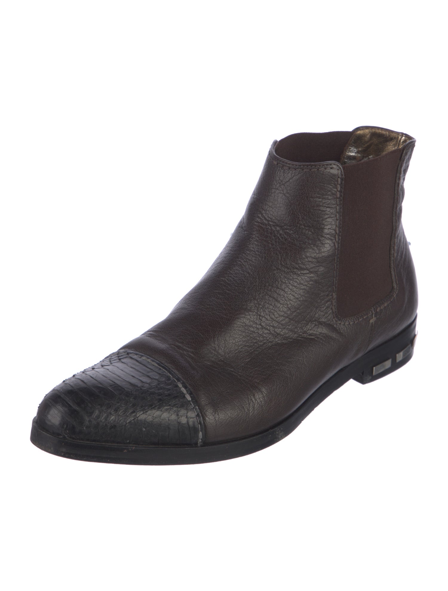 Lanvin Leather Chelsea Boots