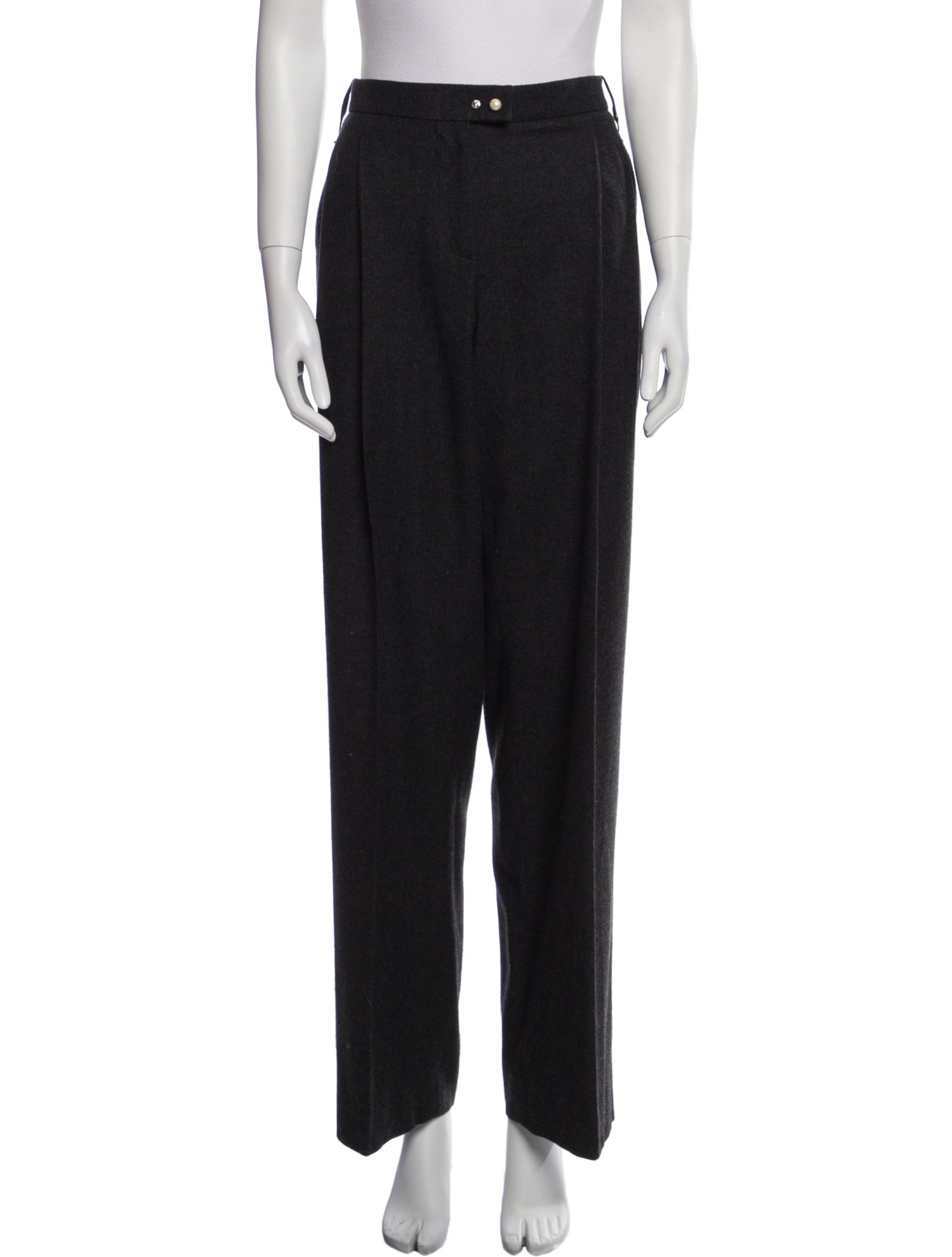 Lanvin Wool Wide Leg Pants