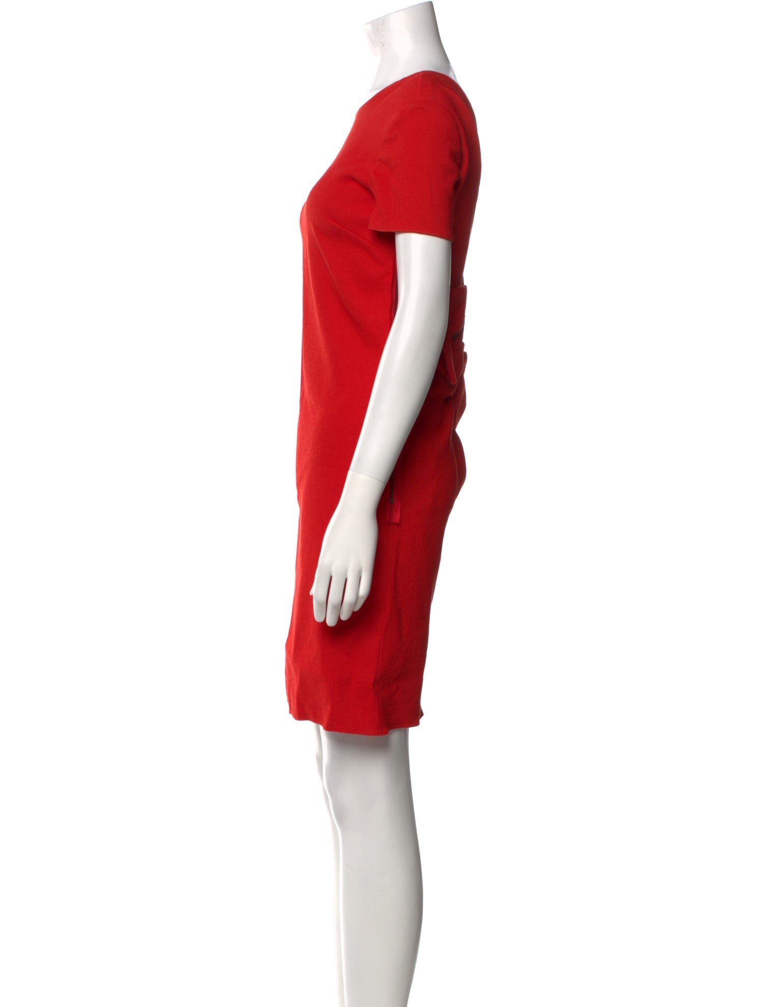 Lanvin Bateau Neckline Mini Dress