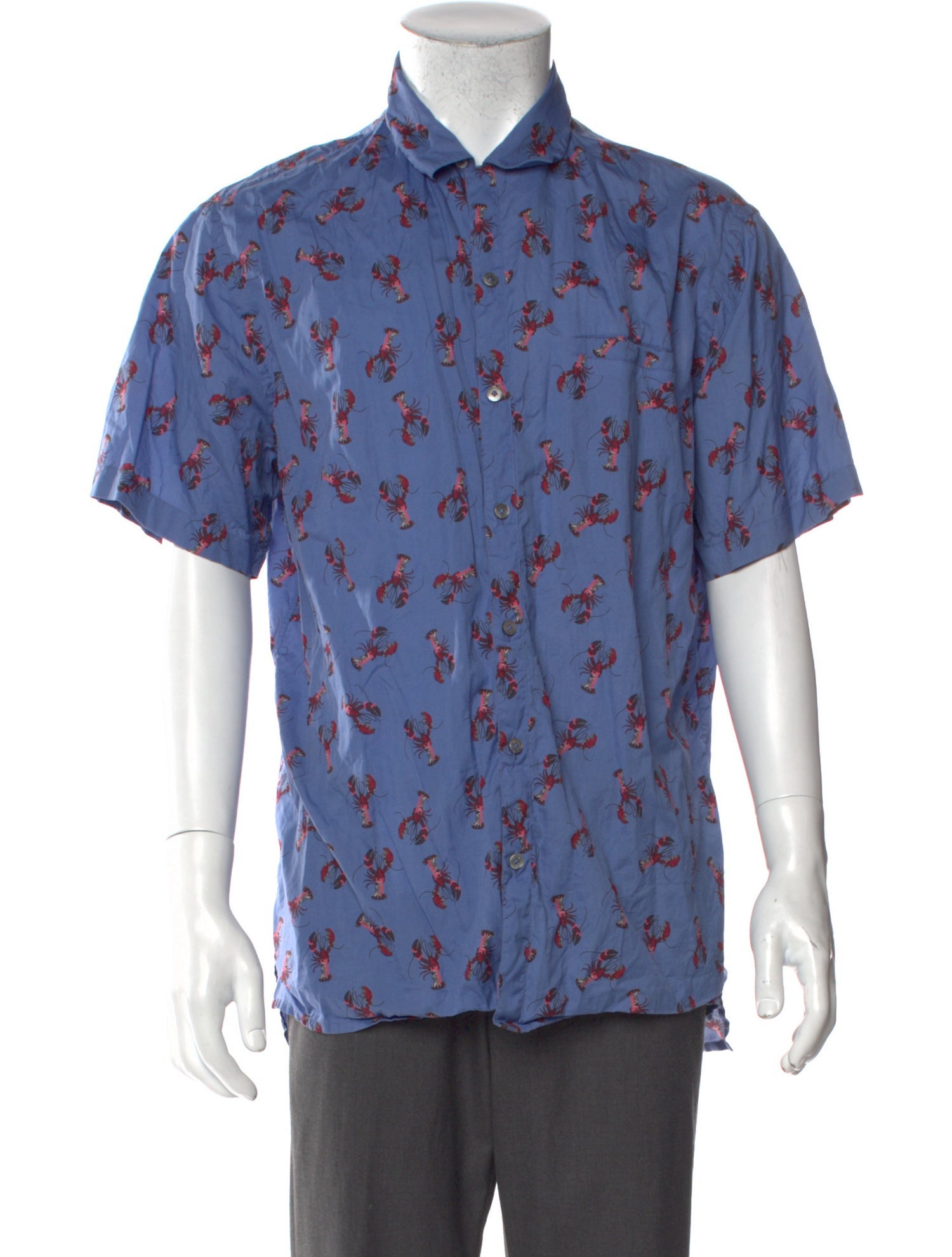 Lanvin Printed Short Sleeve Shirt