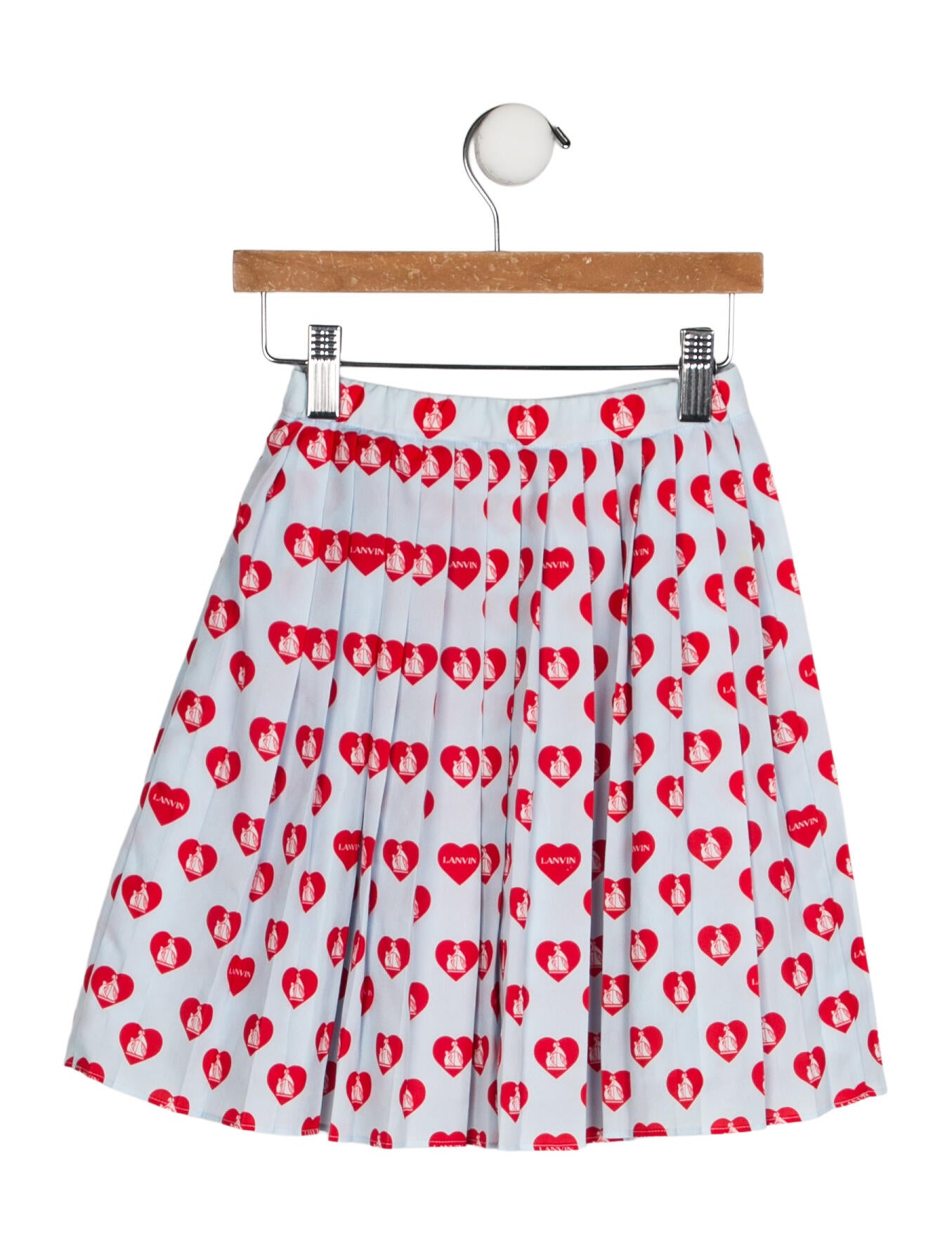 Lanvin Printed Pleated Skirt