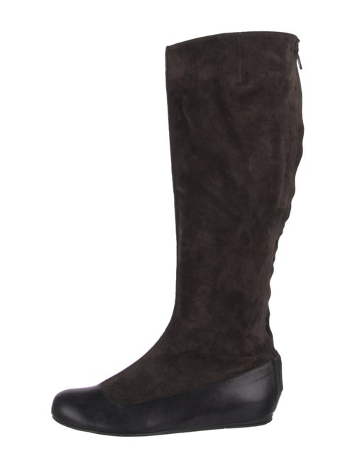 Lanvin Suede Riding Boots