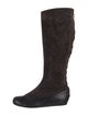 Lanvin Suede Riding Boots