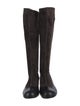 Lanvin Suede Riding Boots