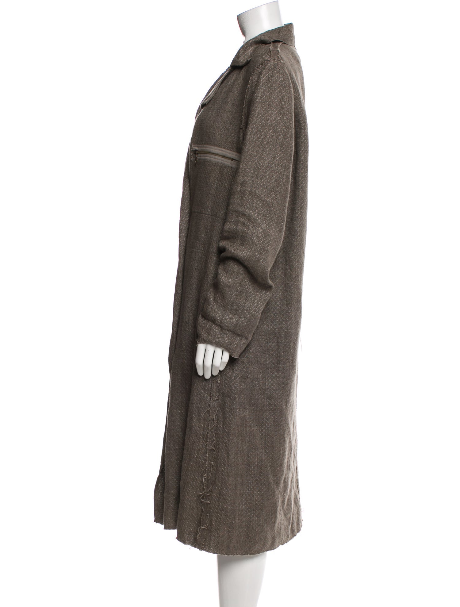 Lanvin Linen Trench Coat
