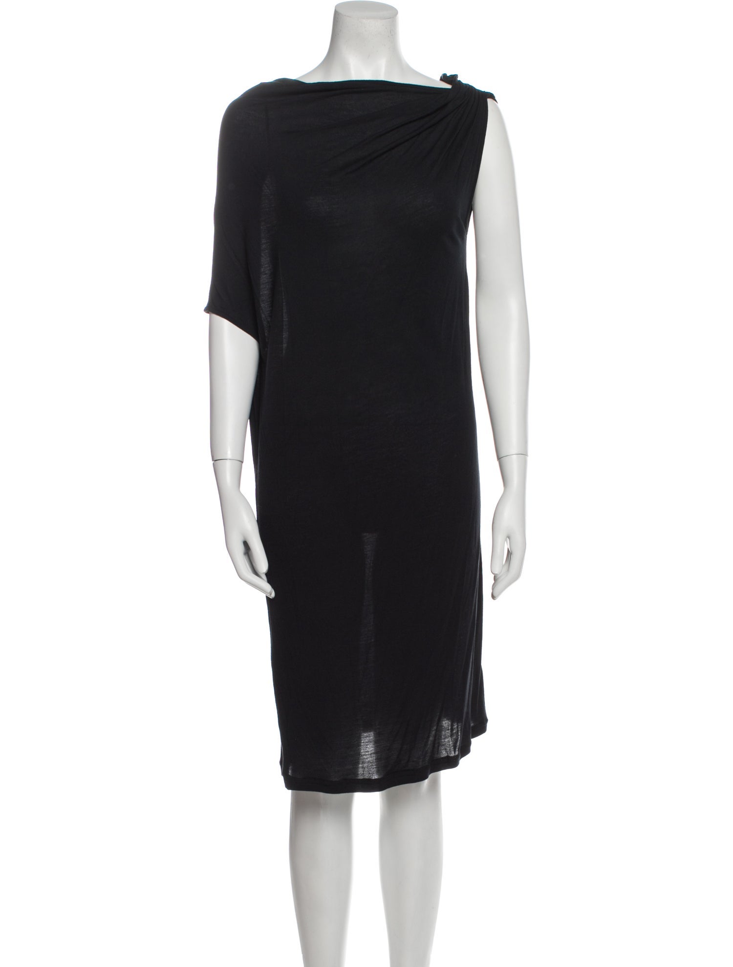 Lanvin Cowl Neck Mini Dress