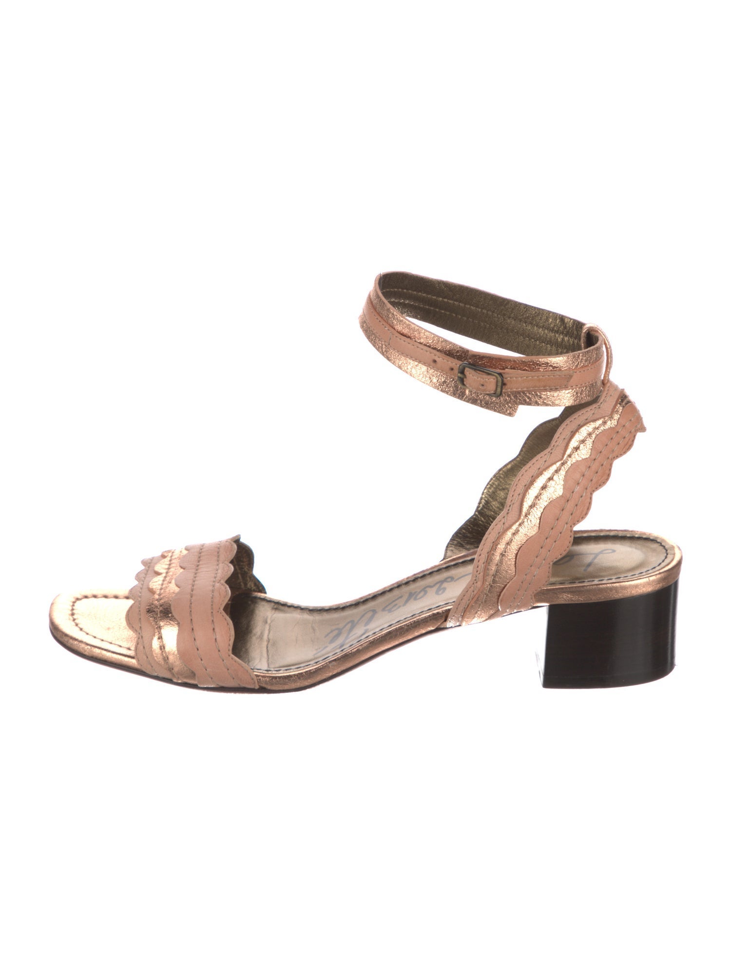 Lanvin Leather Colorblock Pattern Sandals