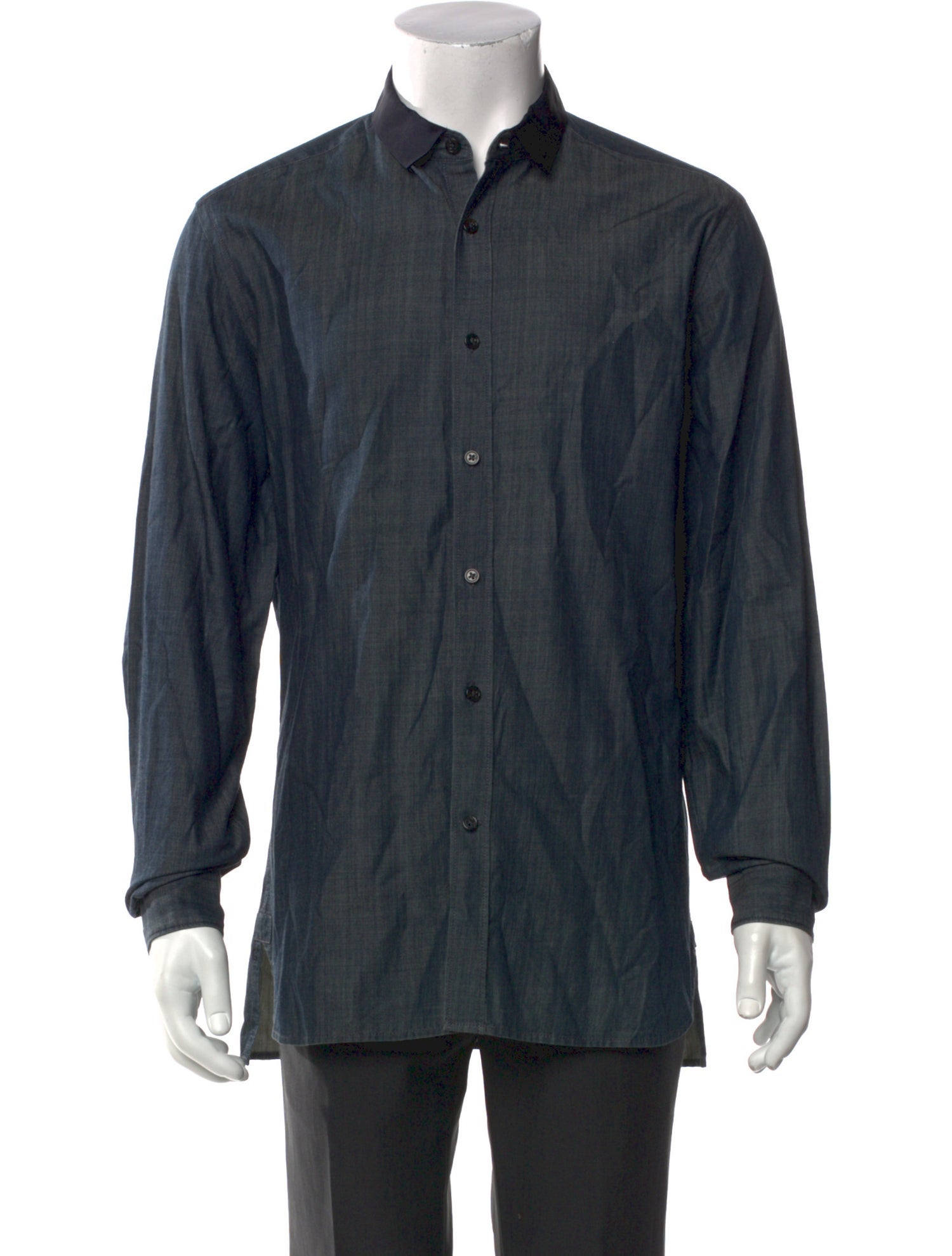 Lanvin Long Sleeve Denim Shirt