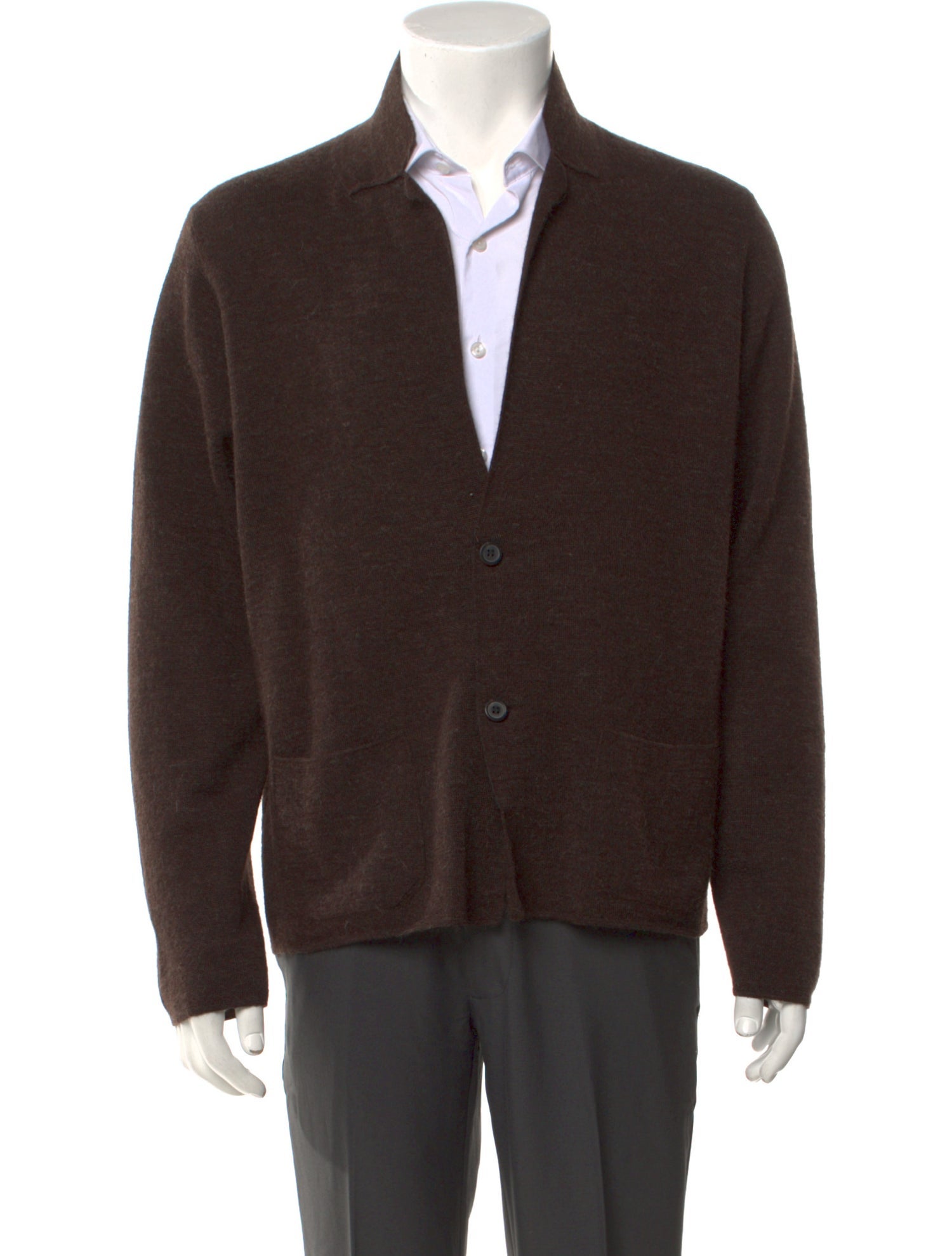 Lanvin V-Neck Long Sleeve Cardigan