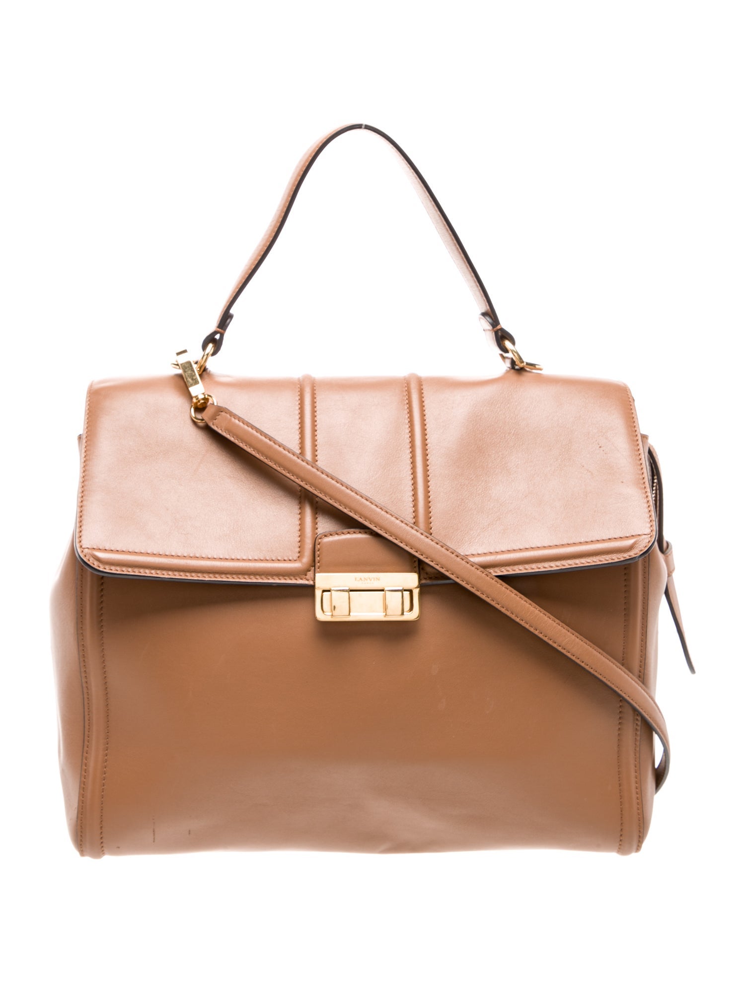 Lanvin Leather Top Handle Bag