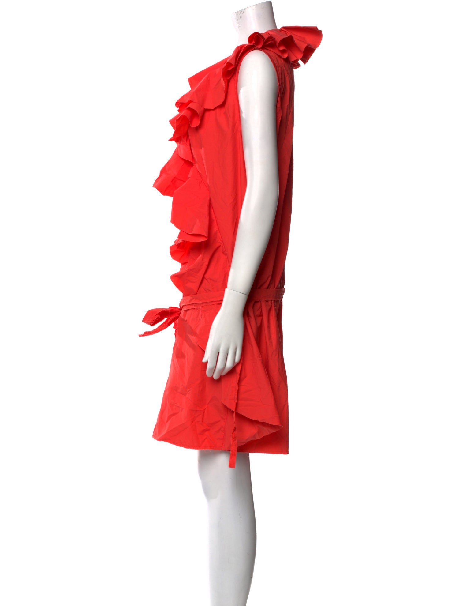 Lanvin V-Neck Mini Dress