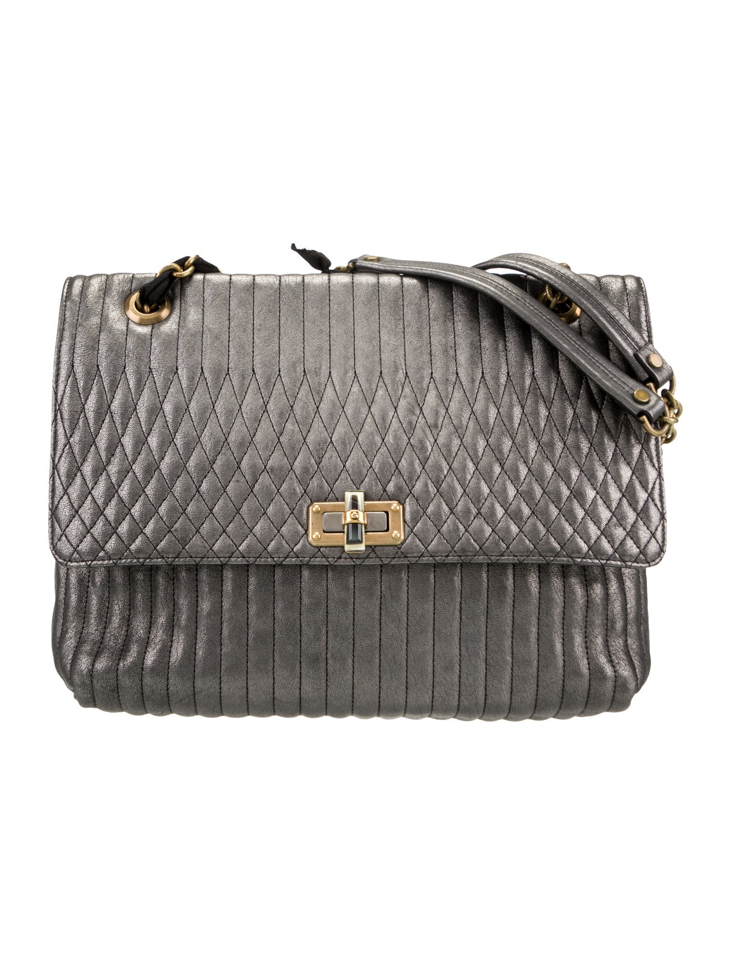 Lanvin Leather Top Handle Bag