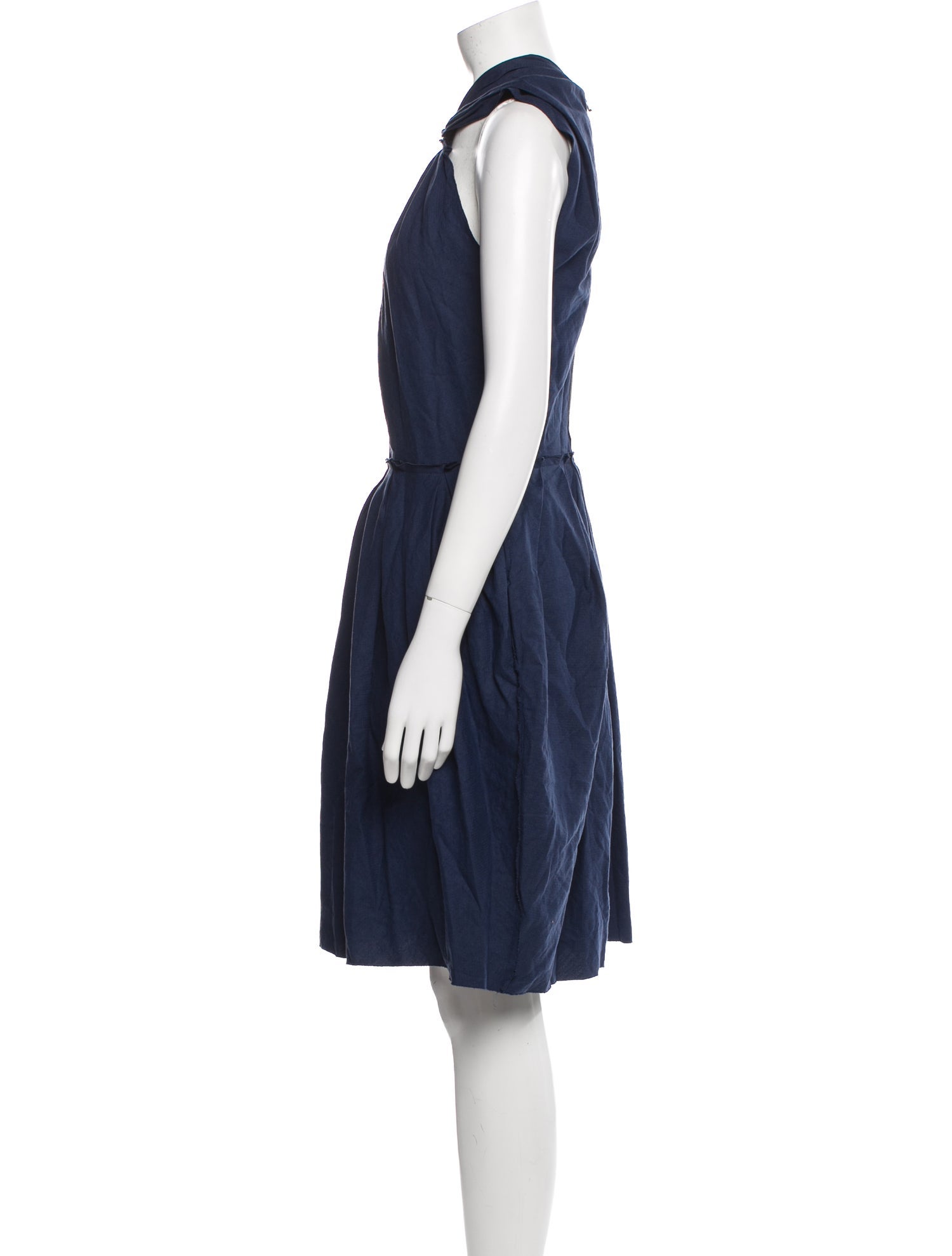 Lanvin Halterneck Knee-Length Dress