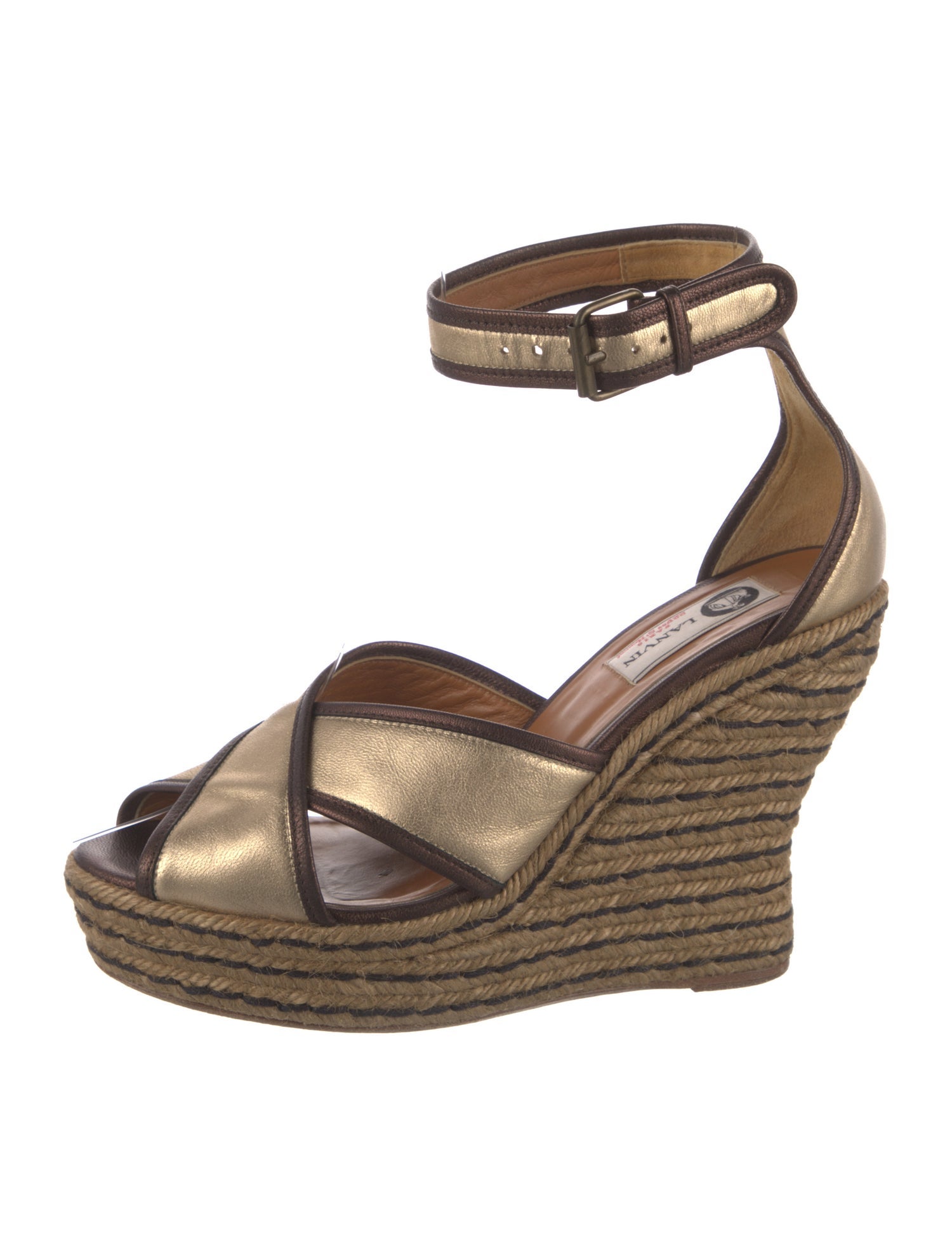 Lanvin Leather Espadrilles