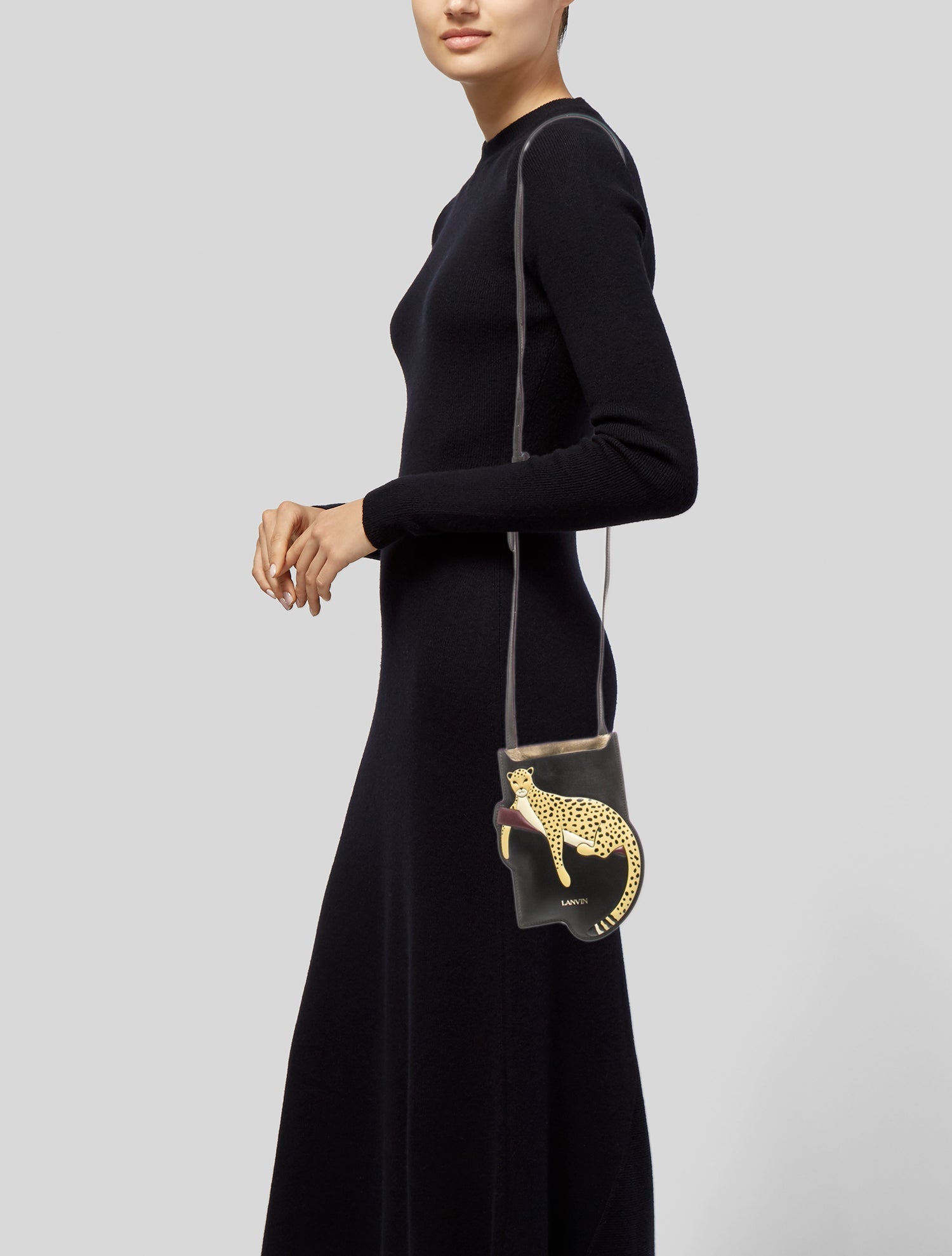 Lanvin Leather Crossbody Bag