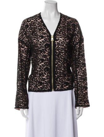 Lanvin Lace Pattern Evening Jacket