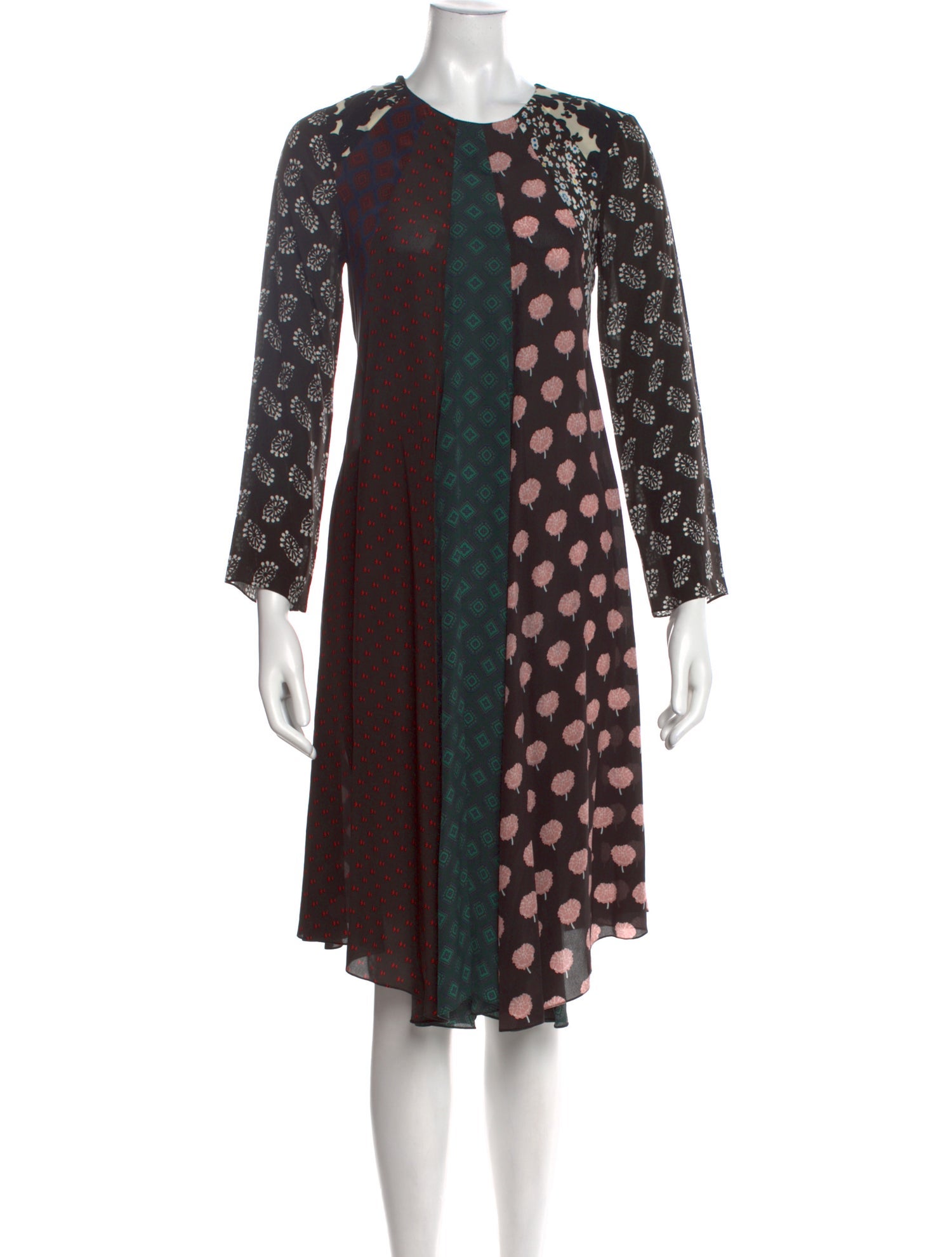 Lanvin Silk Knee-Length Dress