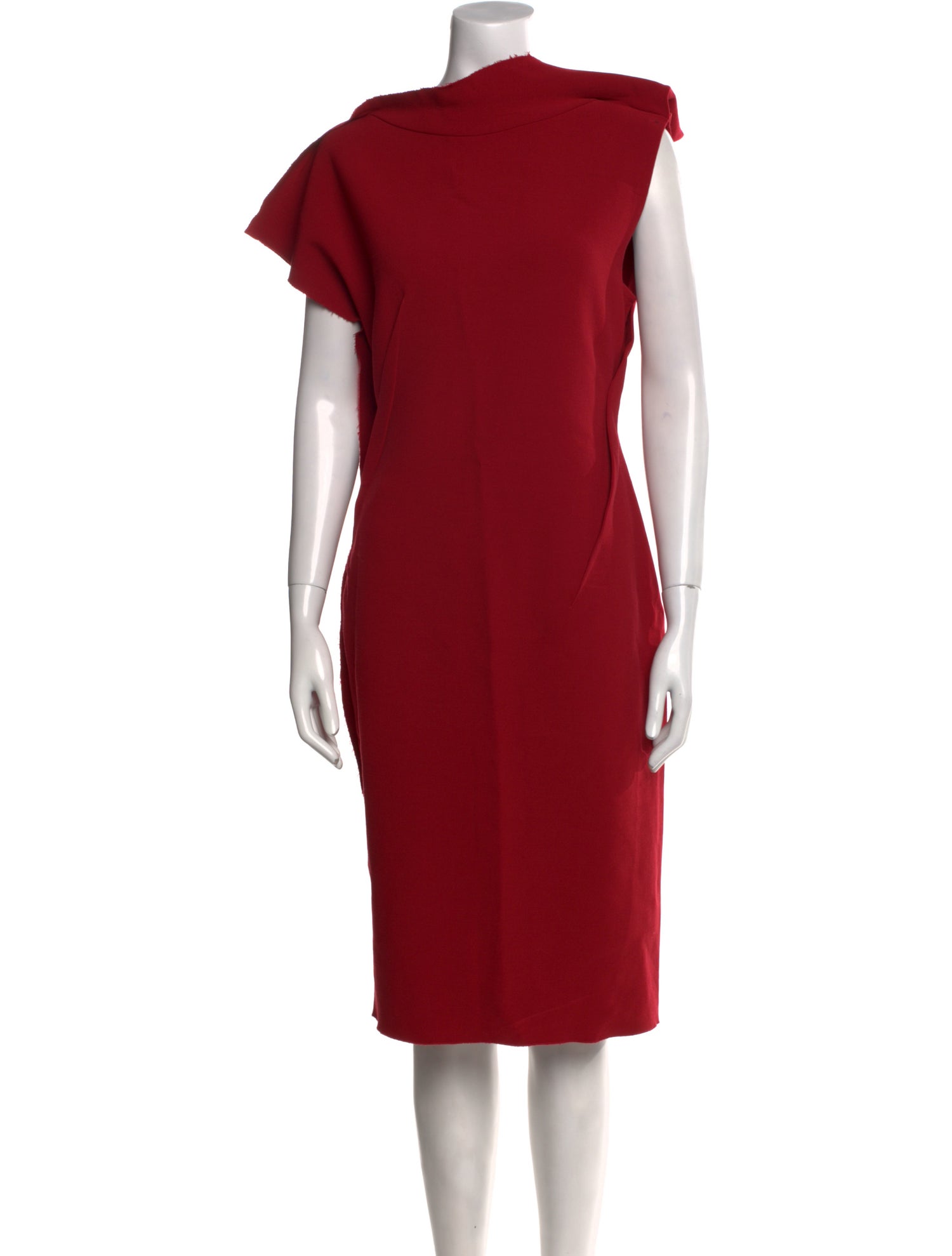 Lanvin Wool Midi Length Dress