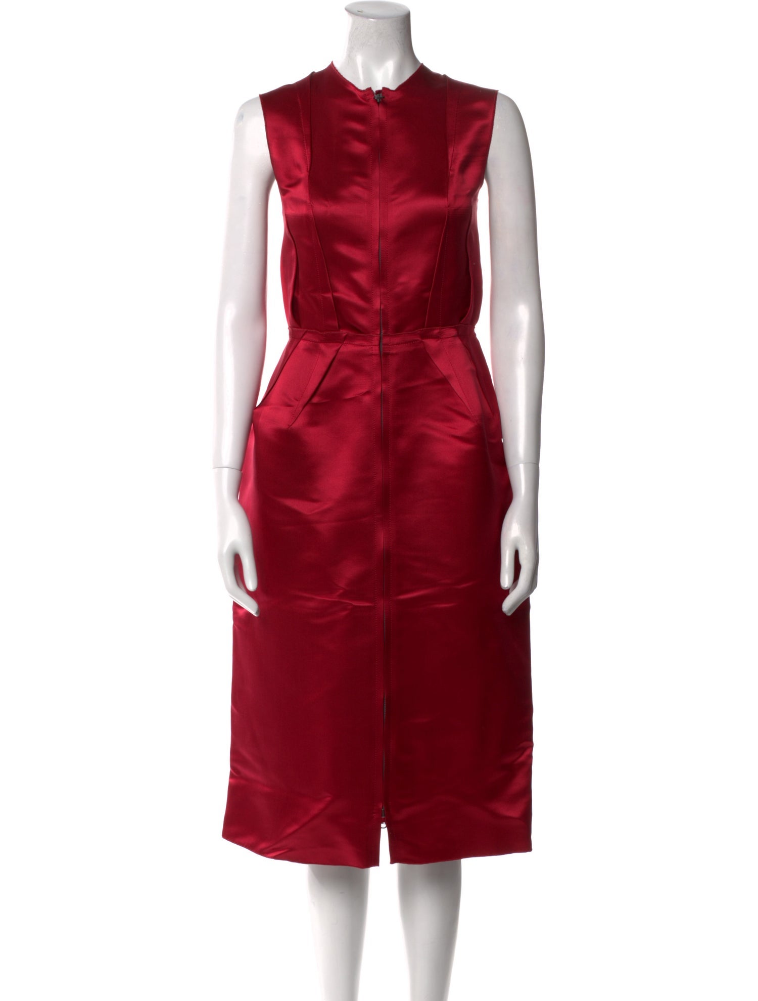 Lanvin Silk Midi Length Dress