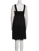 Lanvin V-Neck Knee-Length Dress