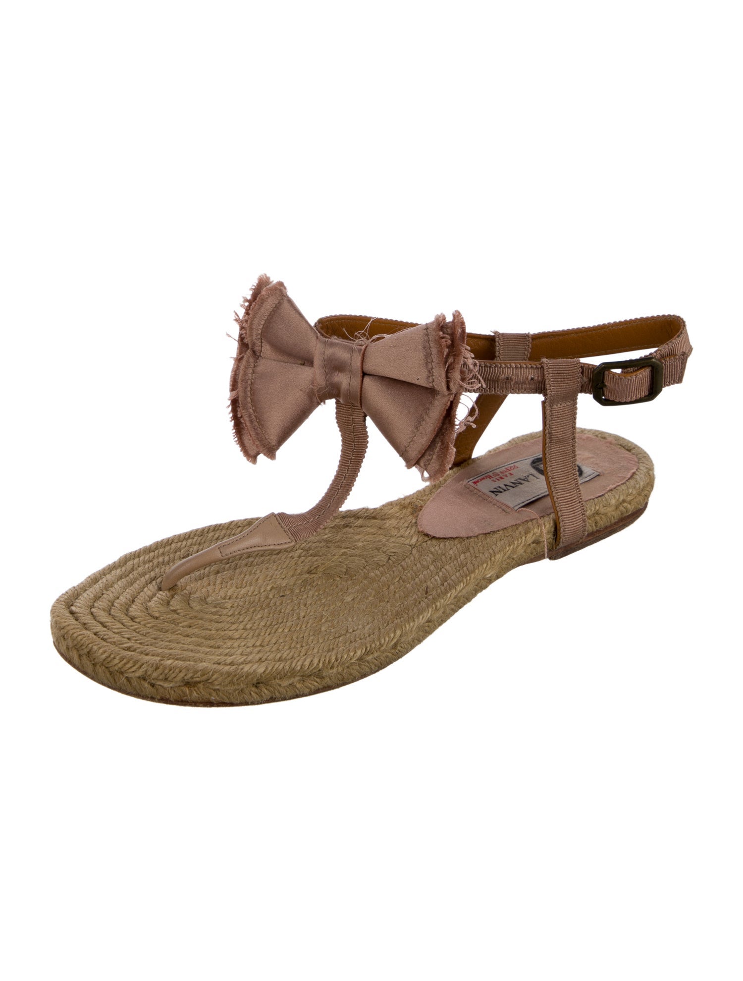 Lanvin Jute Espadrilles