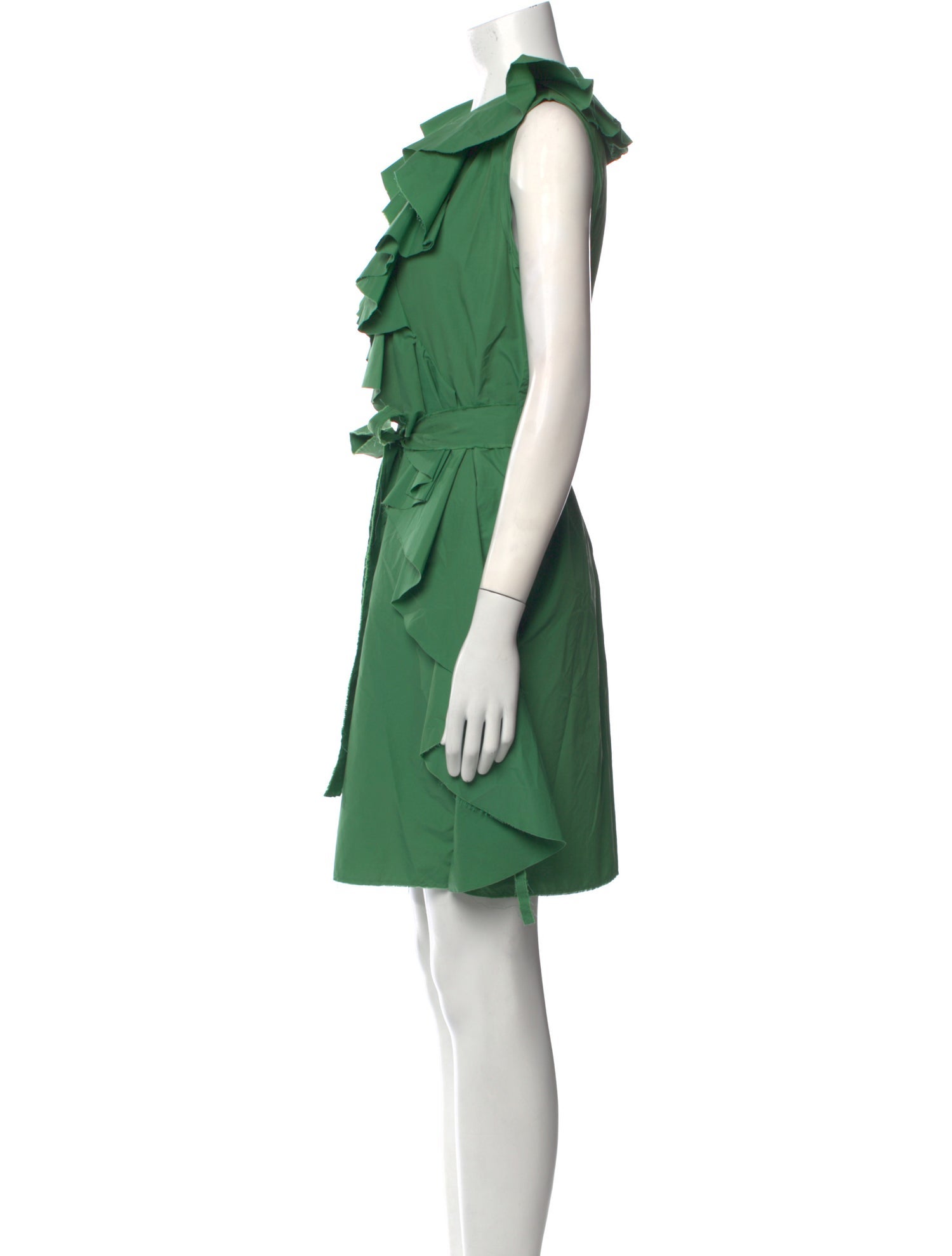 Lanvin V-Neck Mini Dress