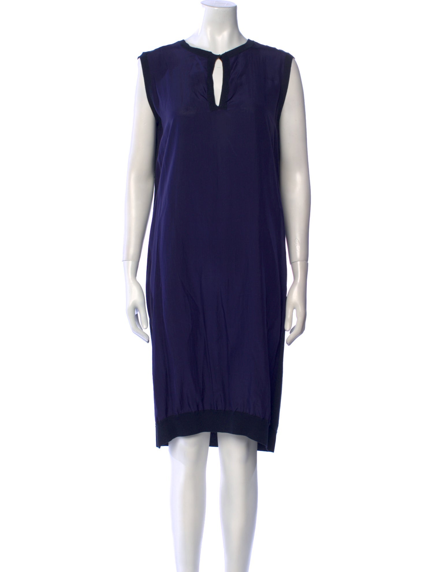 Lanvin V-Neck Mini Dress