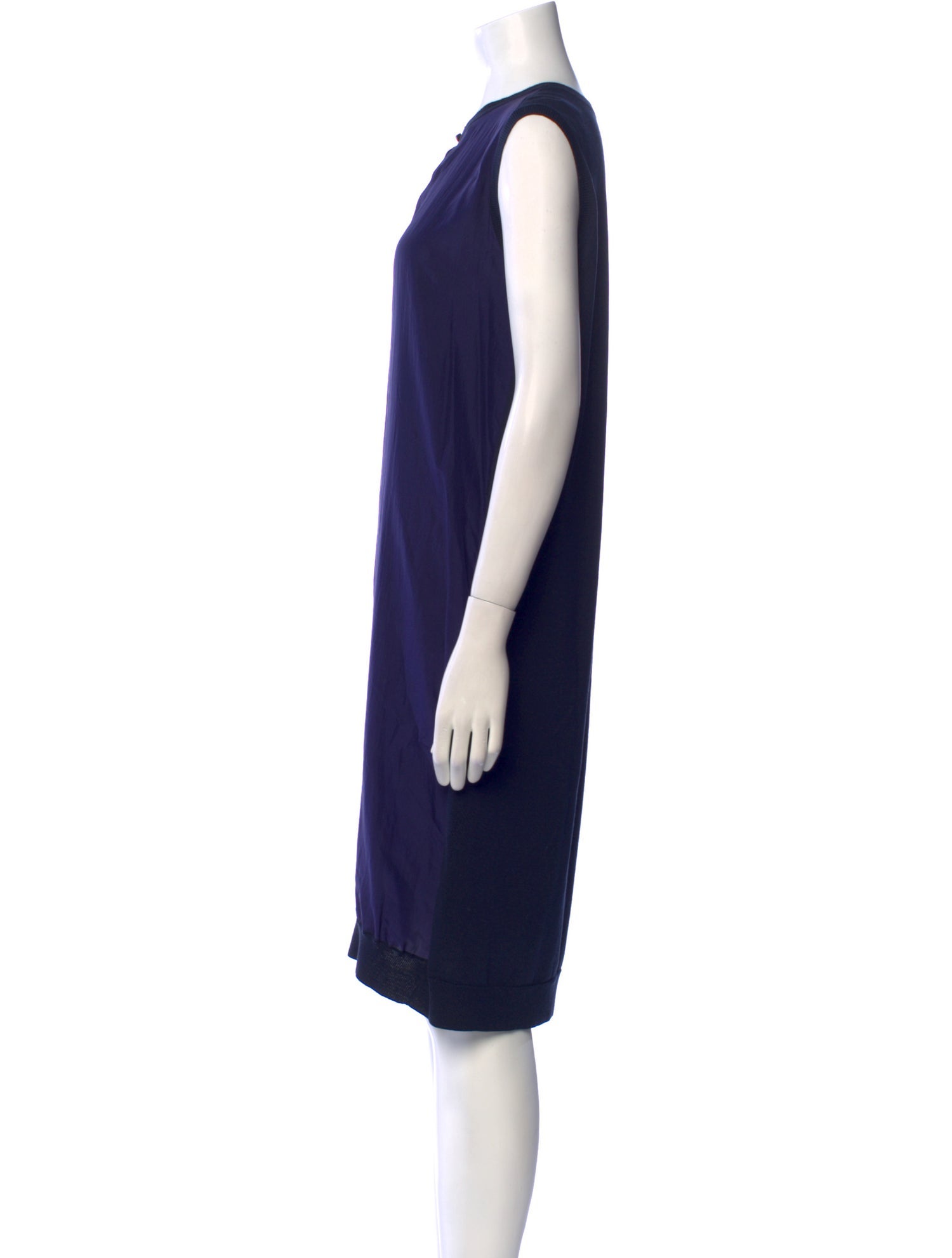 Lanvin V-Neck Mini Dress