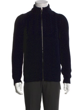 Lanvin Wool Turtleneck Cardigan