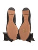 Lanvin Satin Bow Accents Ballet Flats
