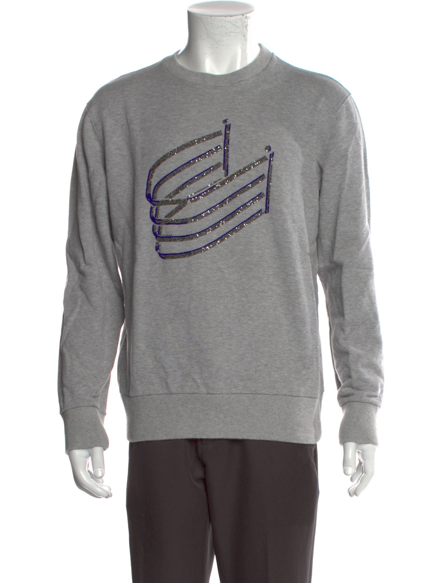 Lanvin Crew Neck Long Sleeve Sweatshirt