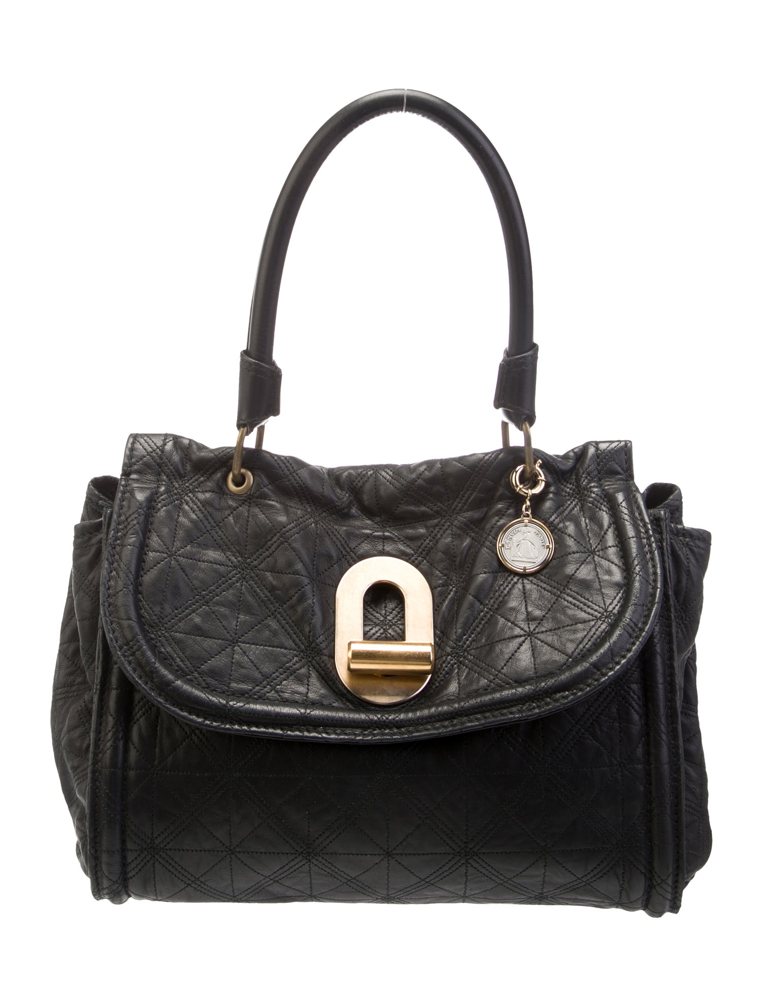 Lanvin Leather Top Handle Bag