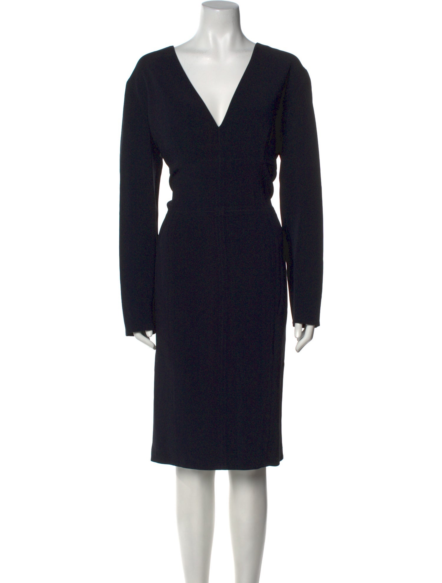 Lanvin V-Neck Midi Length Dress