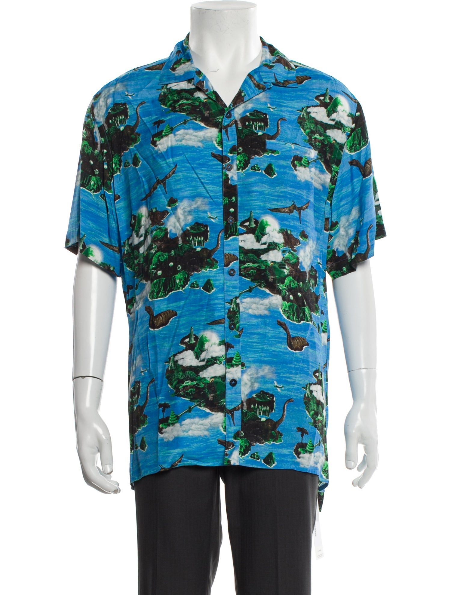 Lanvin Printed Short Sleeve Shirt