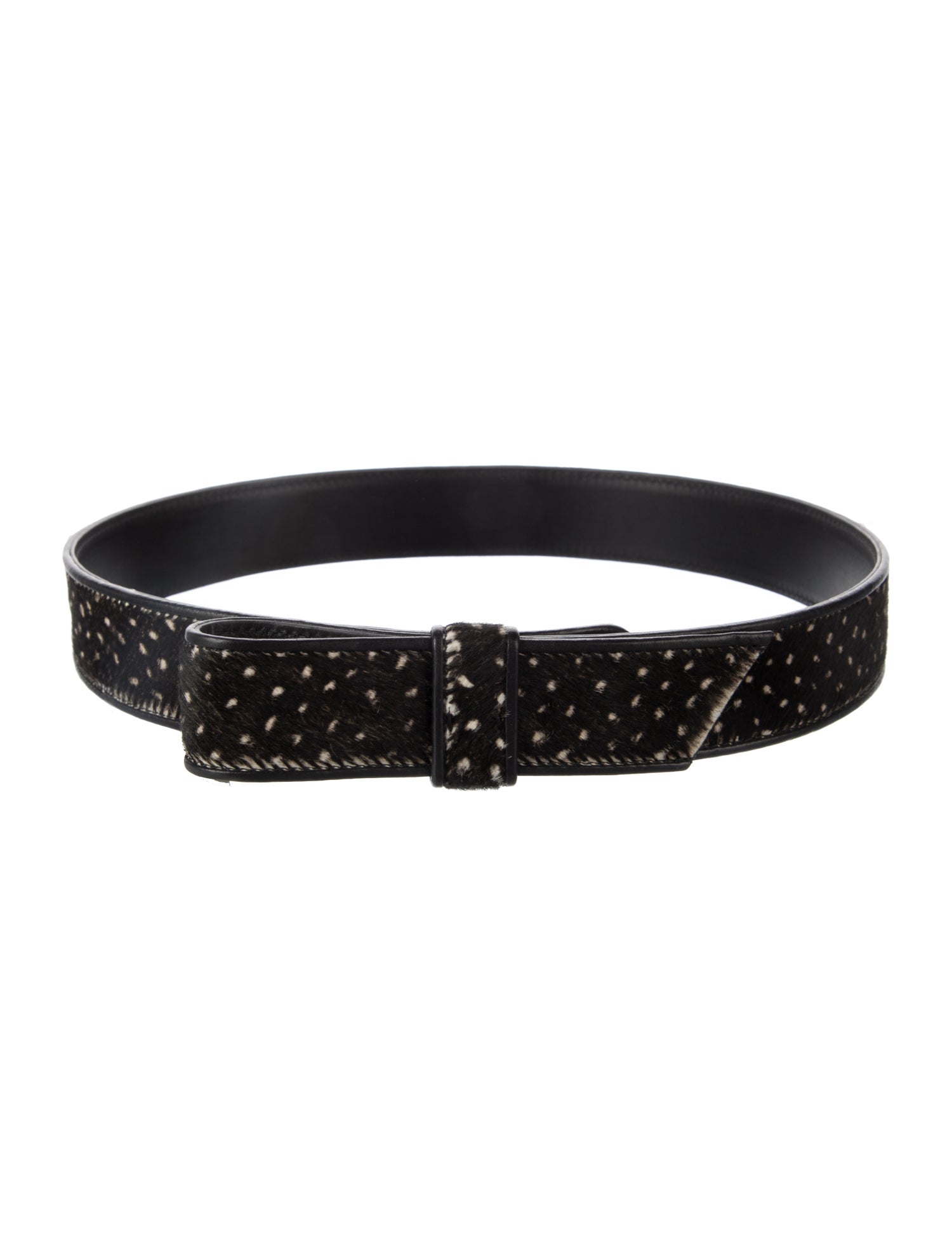 Lanvin Ponyhair Waist Belt