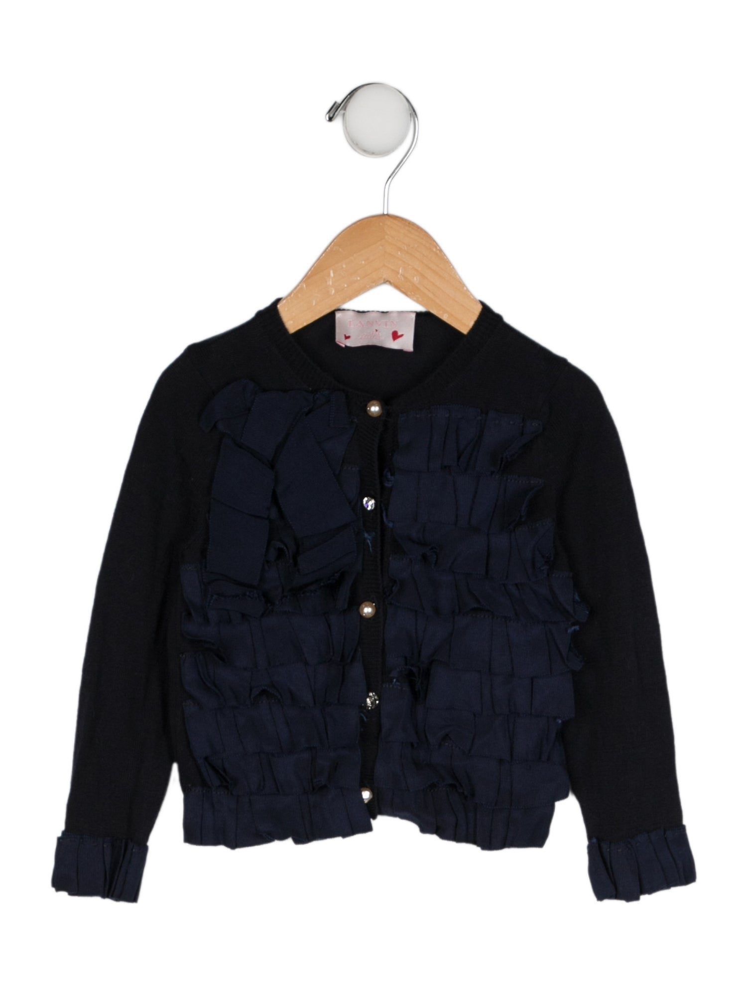 Lanvin Toddler Girls' Ruffle Trimmed Cardigan