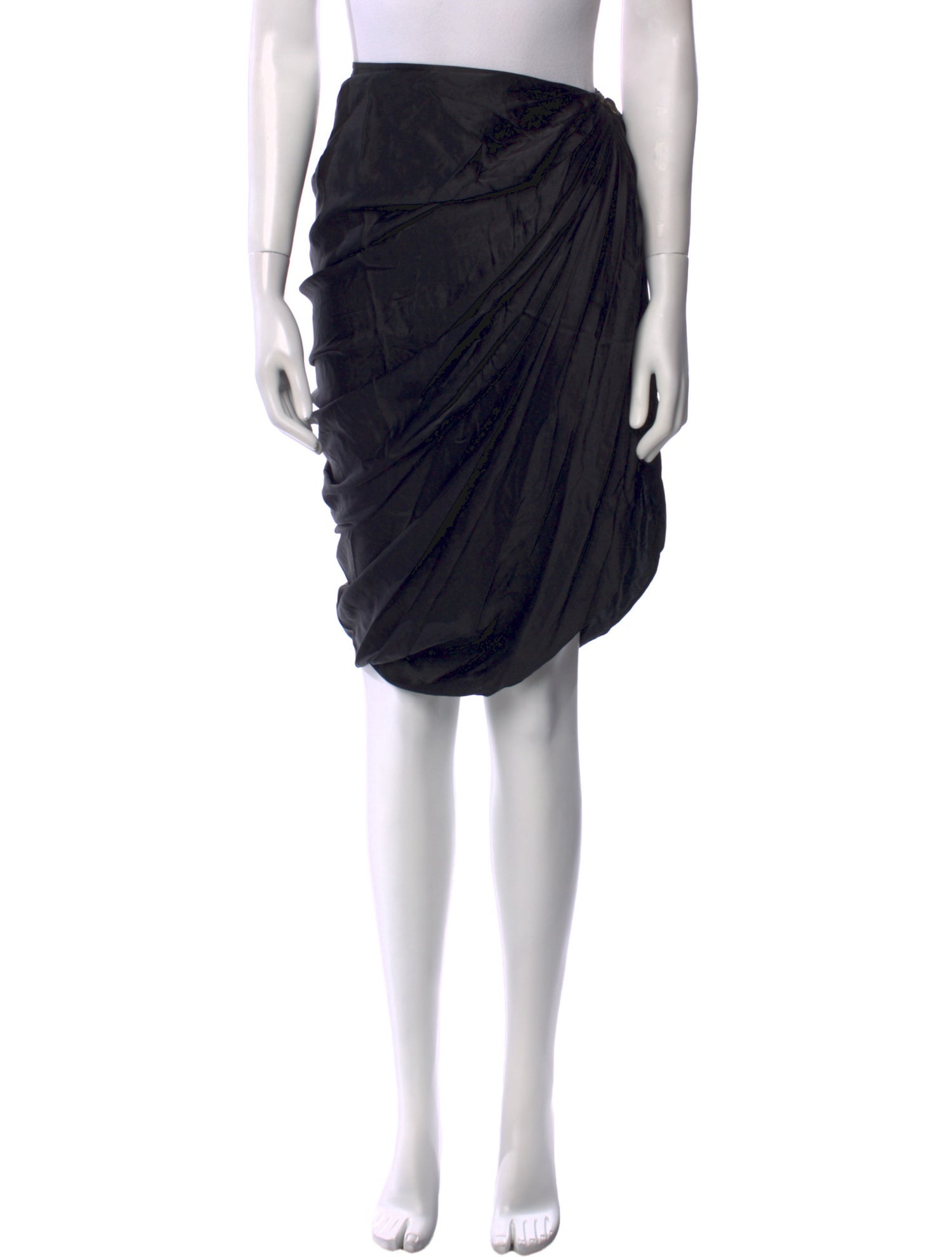 Lanvin Silk Midi Length Skirt