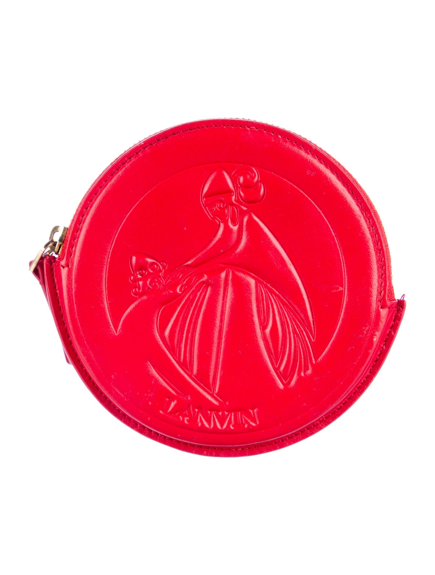 Lanvin Leather Printed Wallet