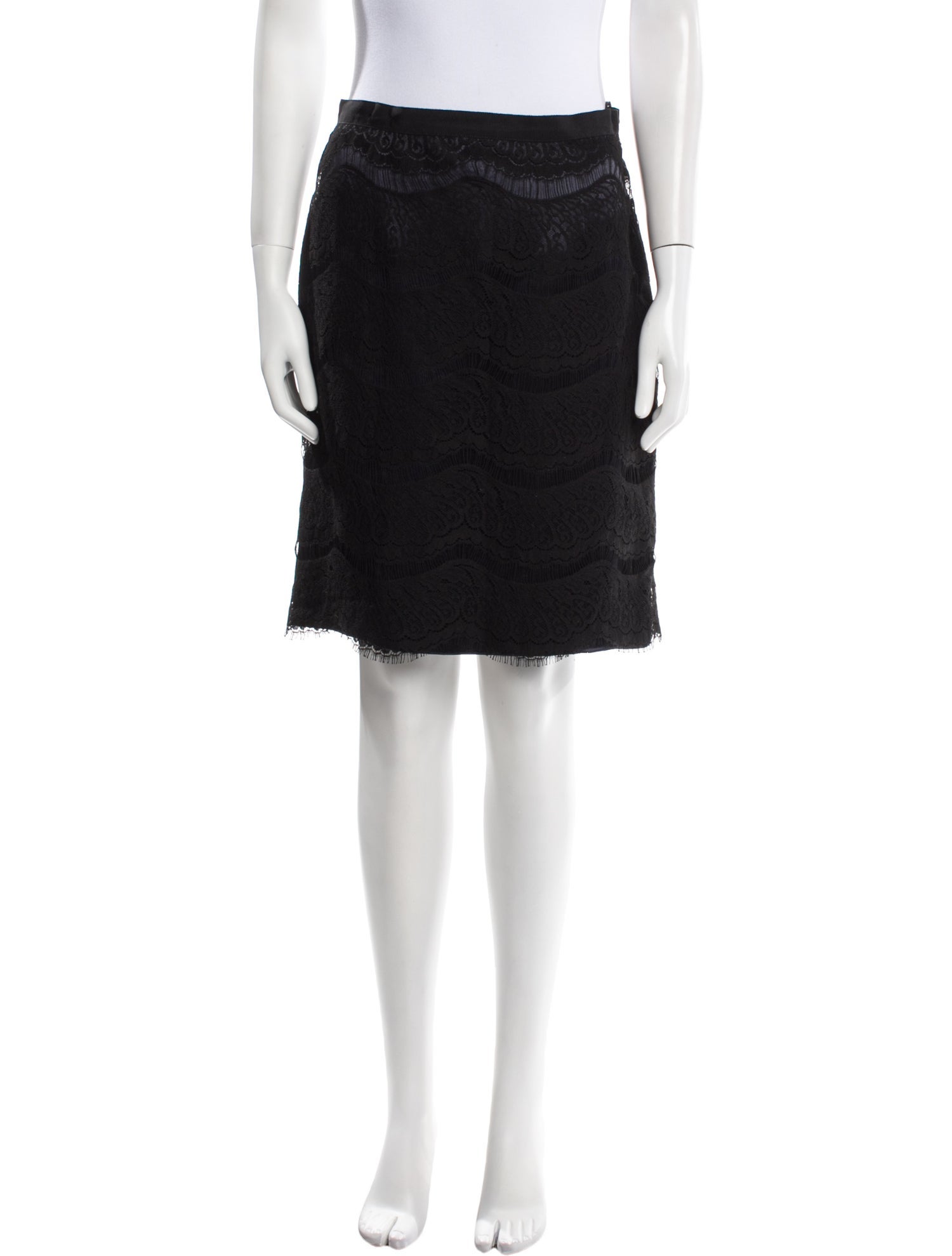 Lanvin Wool Knee-Length Skirt