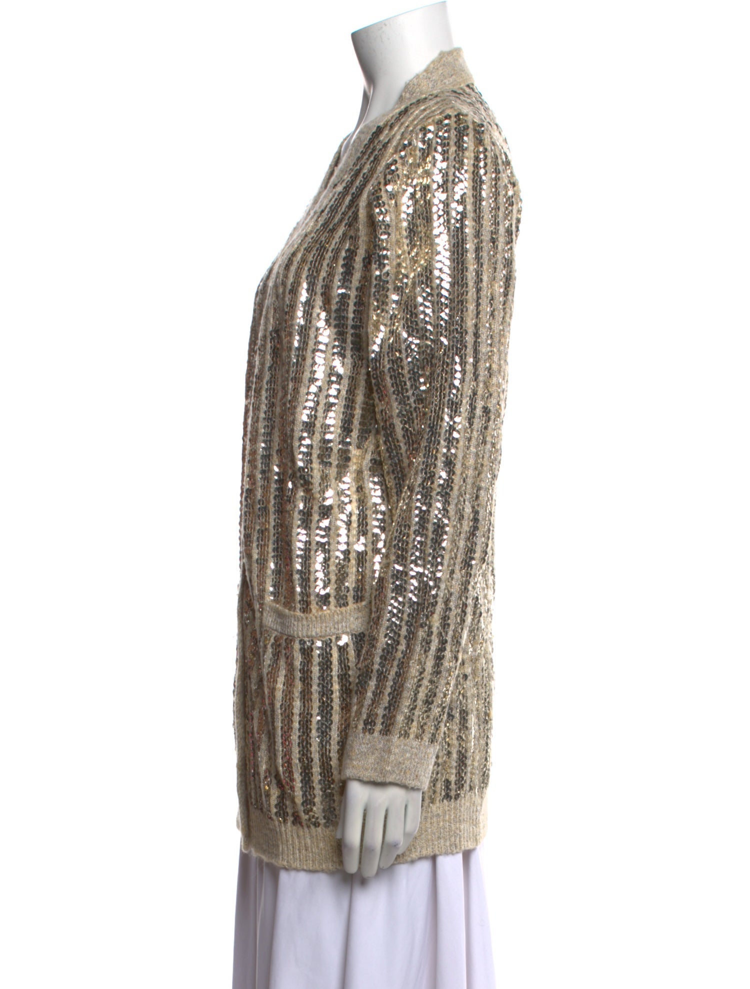 Lanvin Silk Striped Sweater