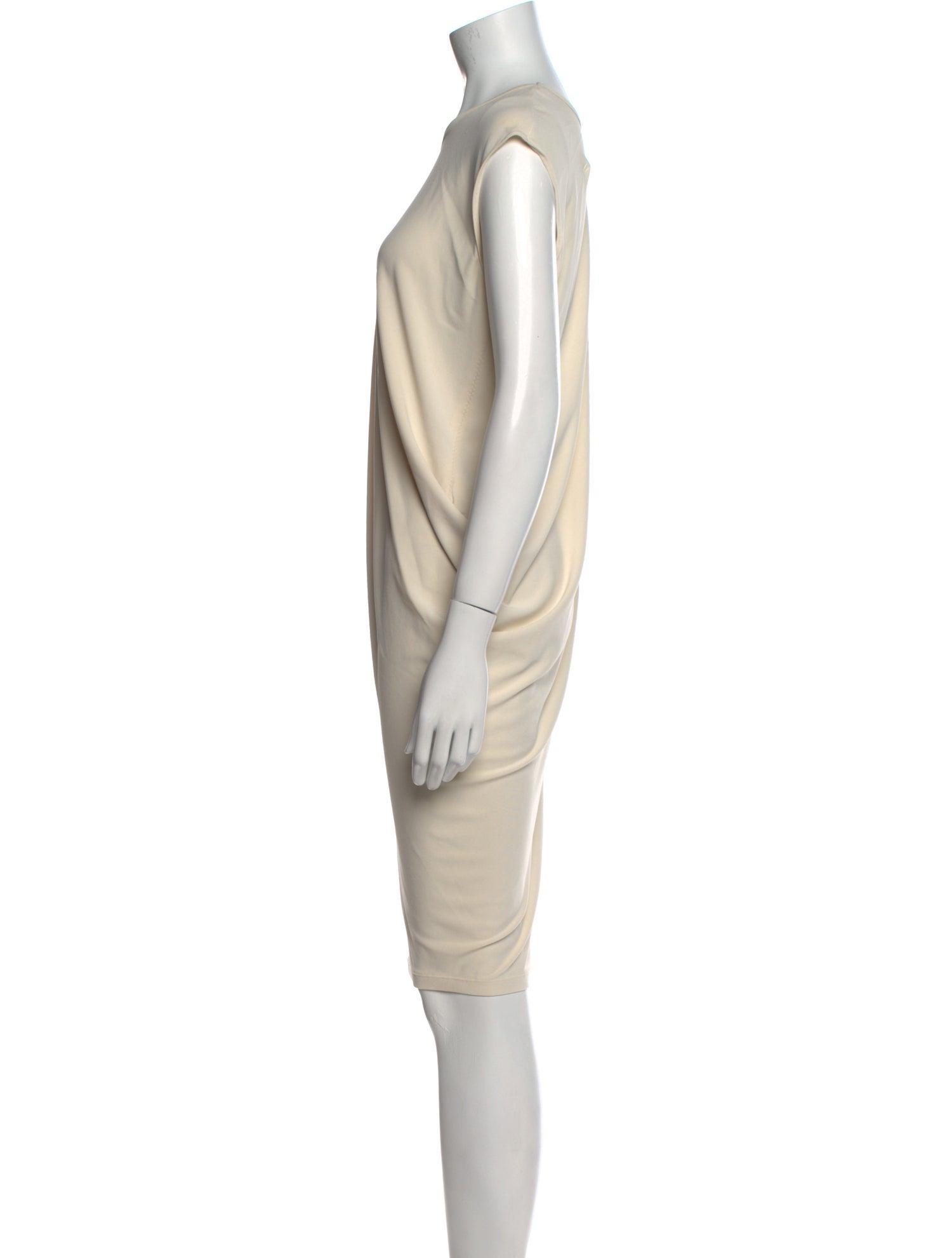 Lanvin Scoop Neck Knee-Length Dress