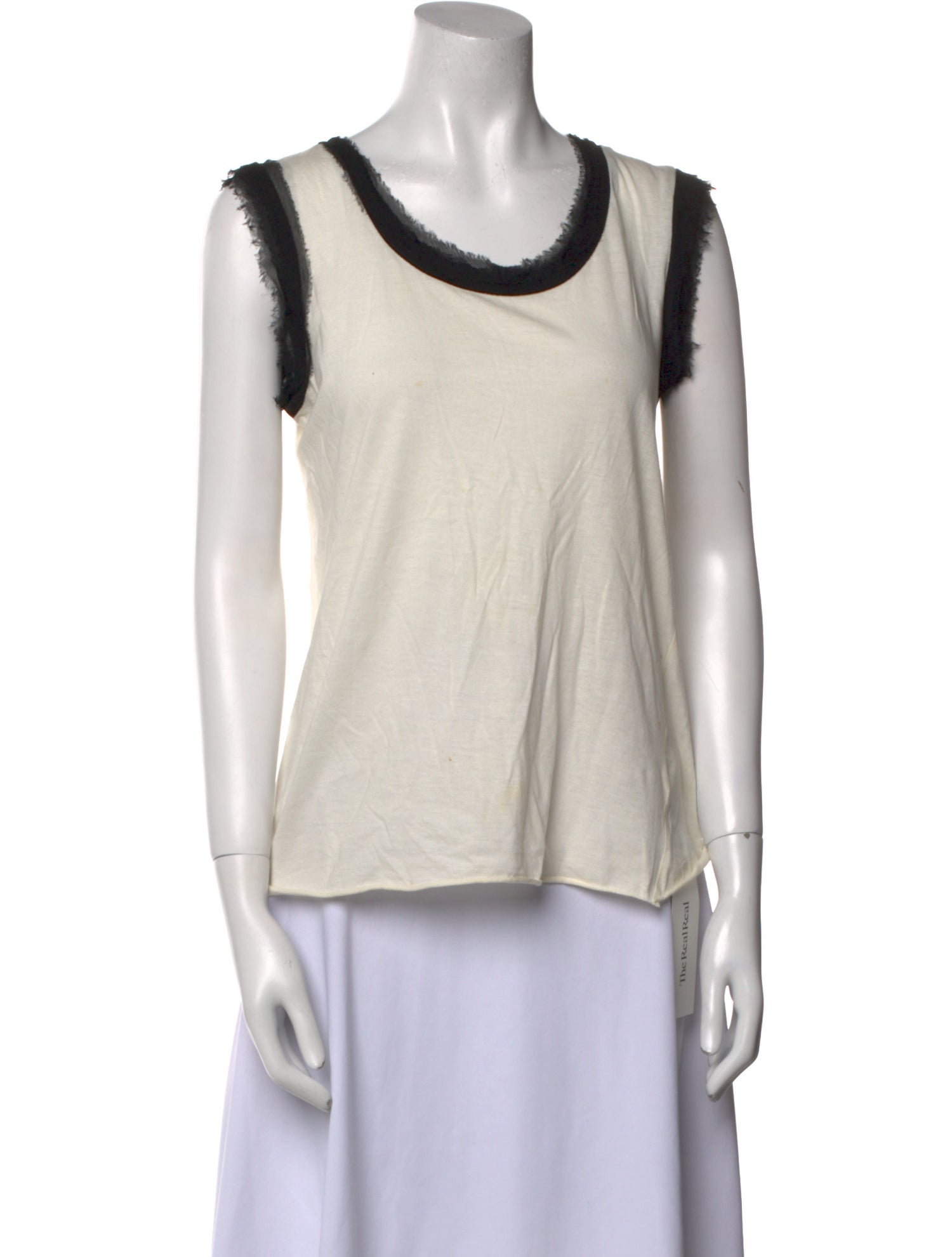Lanvin Scoop Neck Sleeveless Top
