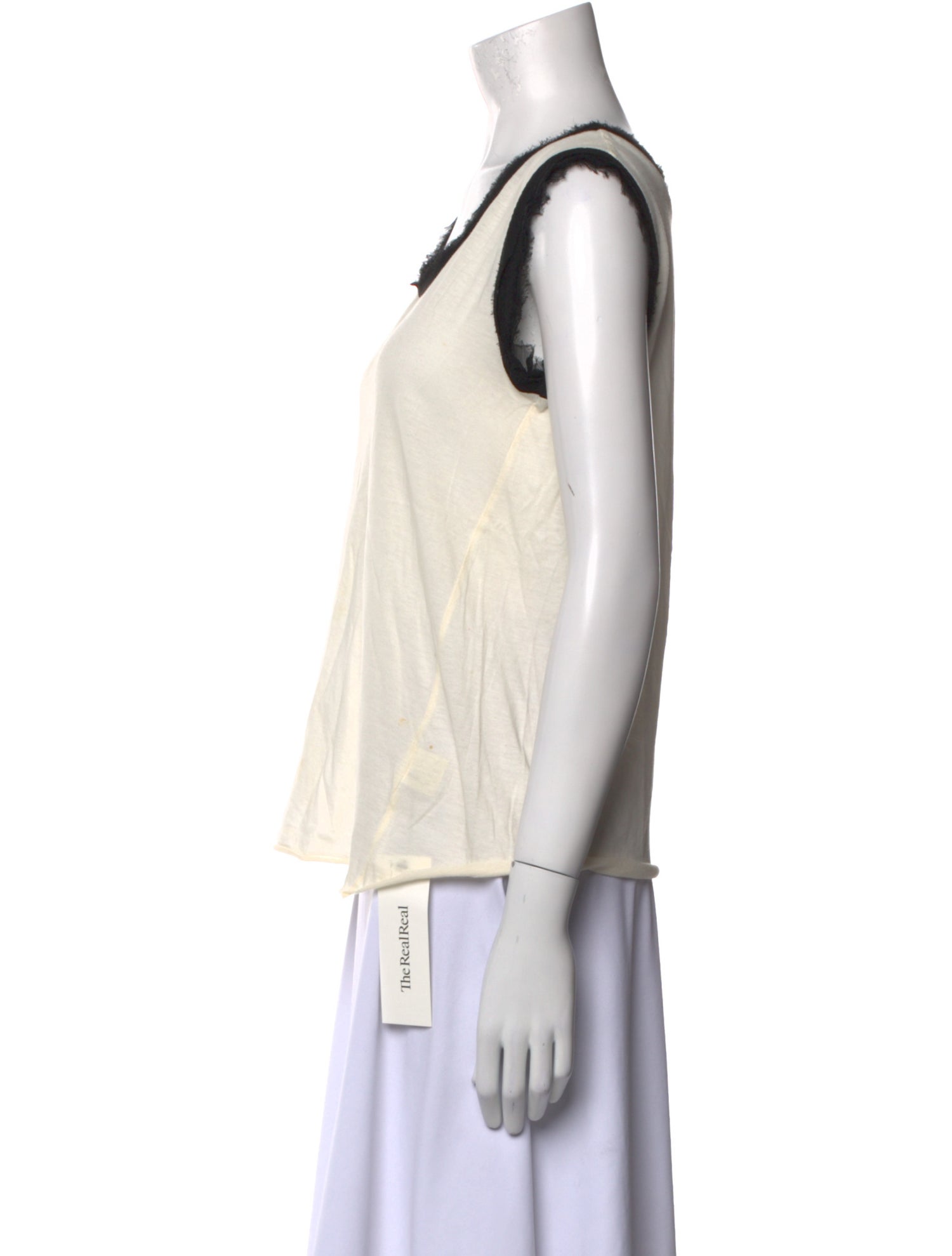 Lanvin Scoop Neck Sleeveless Top