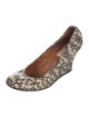Lanvin Python Animal Print Pumps