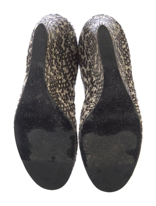 Lanvin Python Animal Print Pumps
