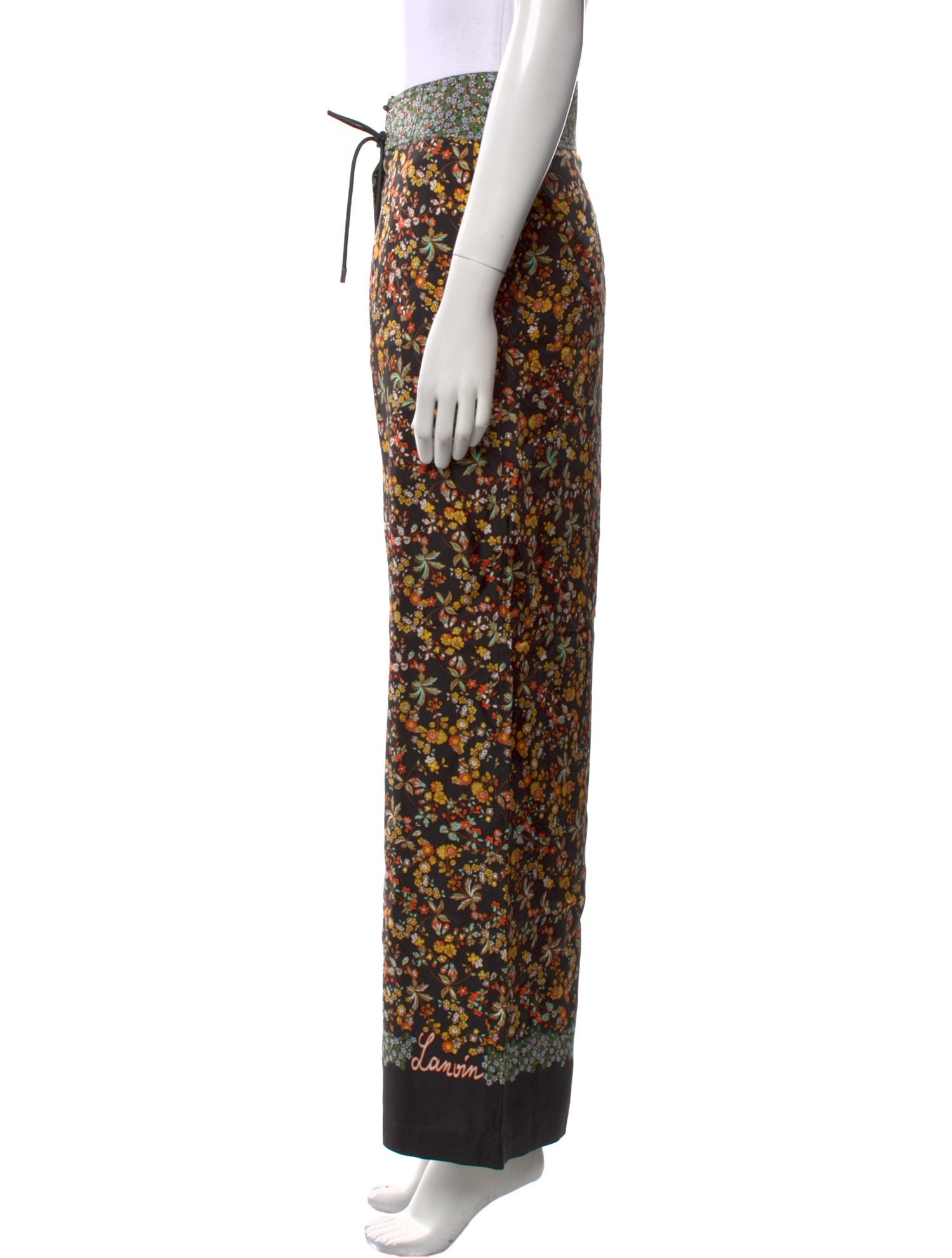 Lanvin Silk Wide Leg Pants w/ Tags