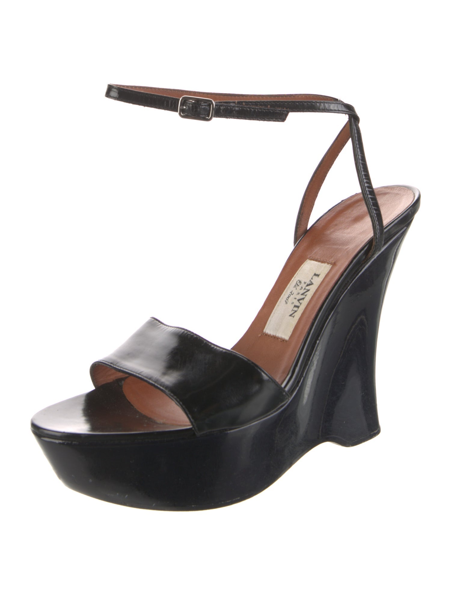 Lanvin Patent Leather Sandals