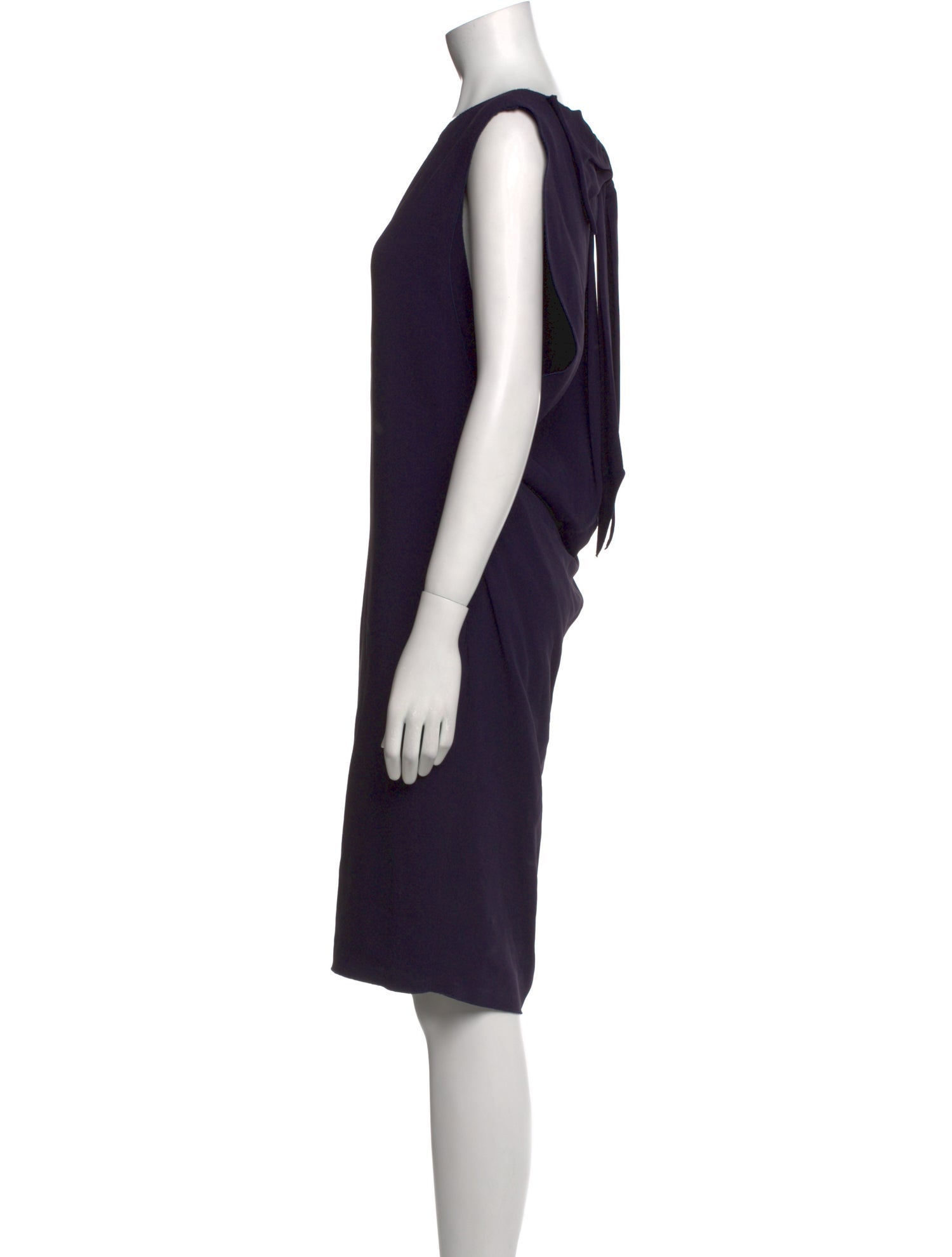 Lanvin Bateau Neckline Knee-Length Dress