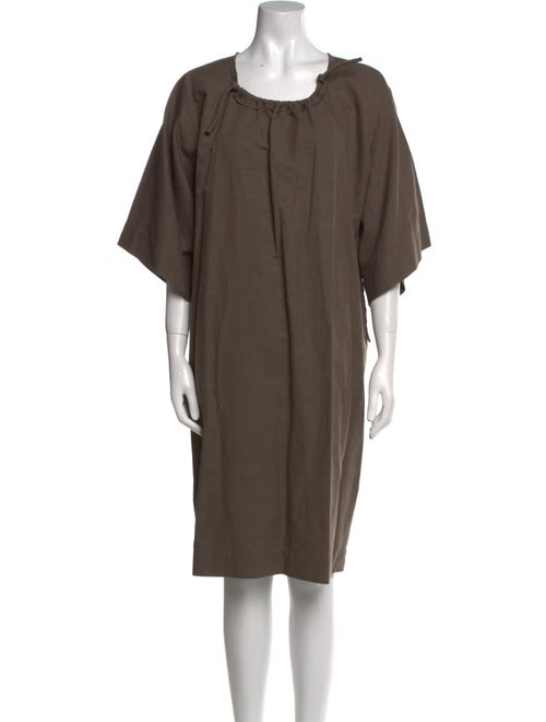 Lanvin Scoop Neck Knee-Length Dress
